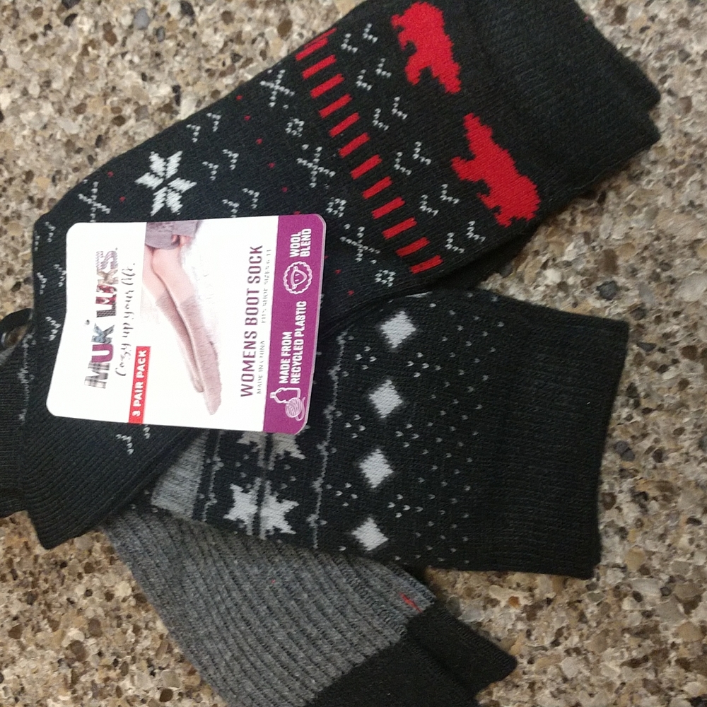 COPY - MUK LUKS WOMAN'S BOOT SOCKS